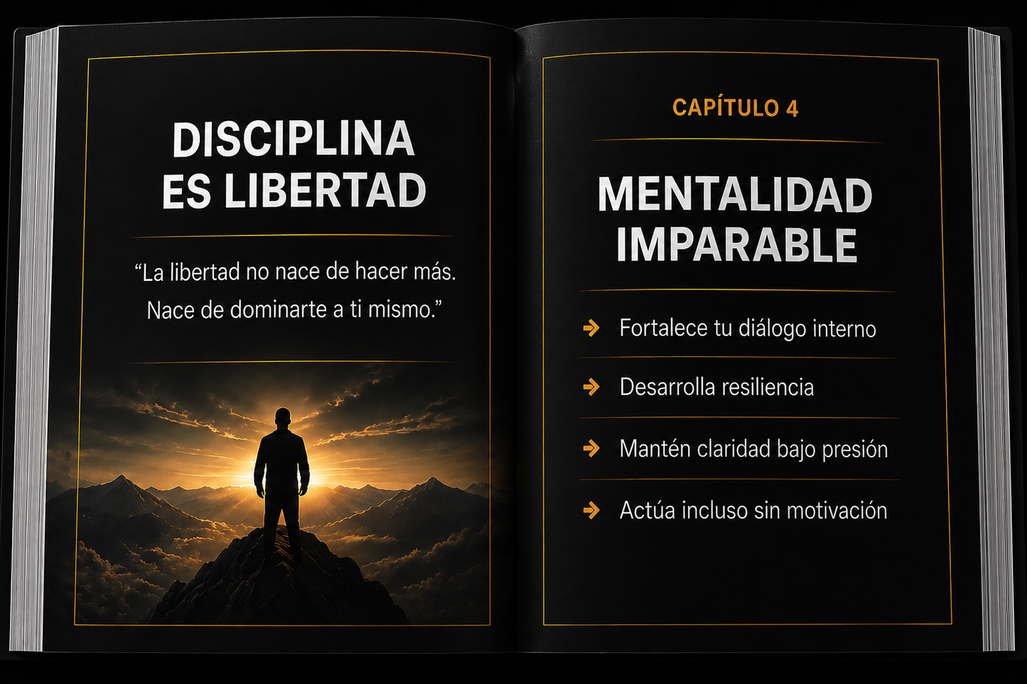 DISCIPLINA IMPARABLE™ — El método para construir enfoque, hábitos y acción constante
