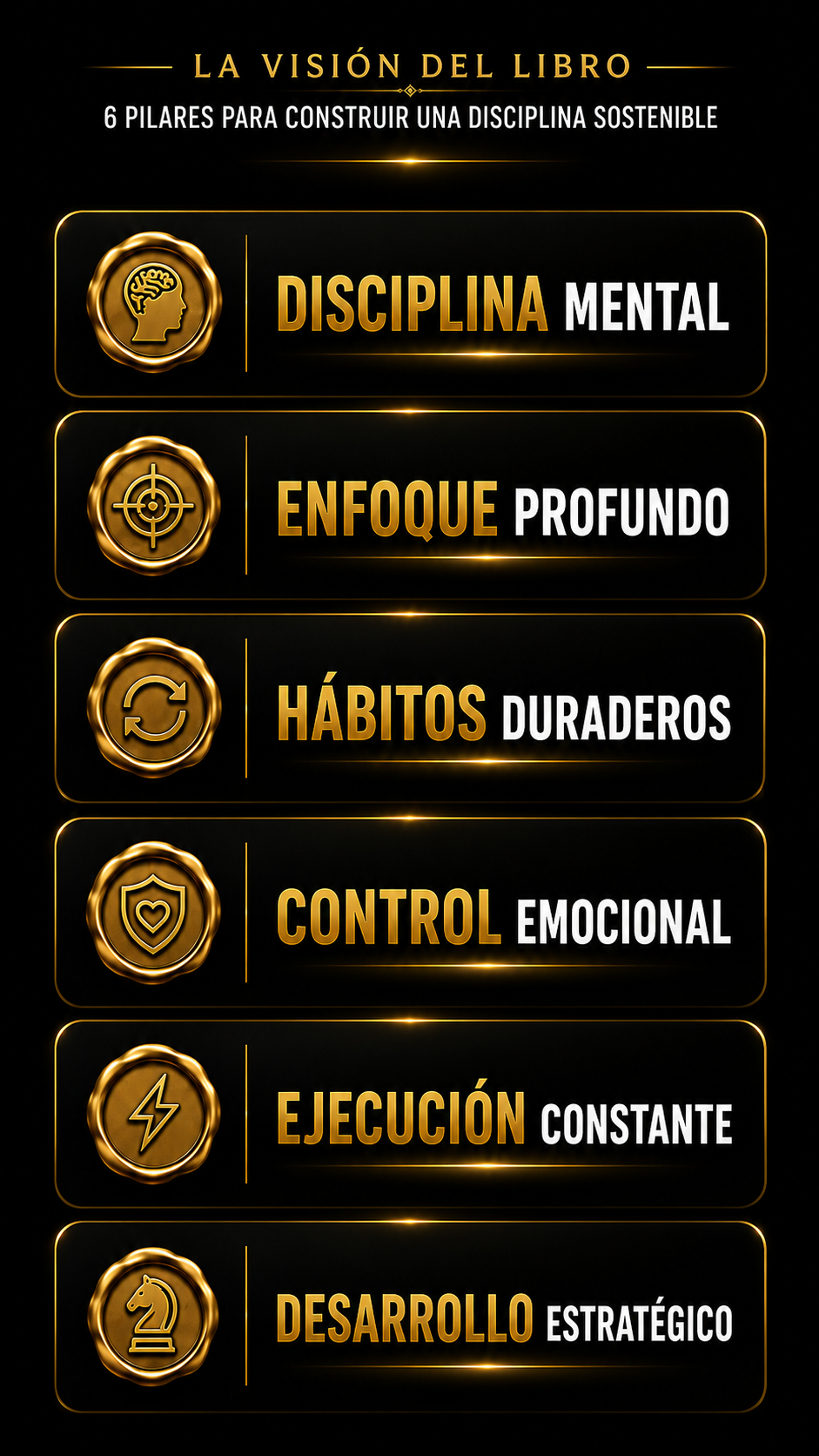 6 pilares de disciplina